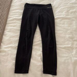 girls black leggings